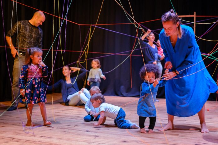 Kindertheater wordt omgetoverd tot spinnenweb