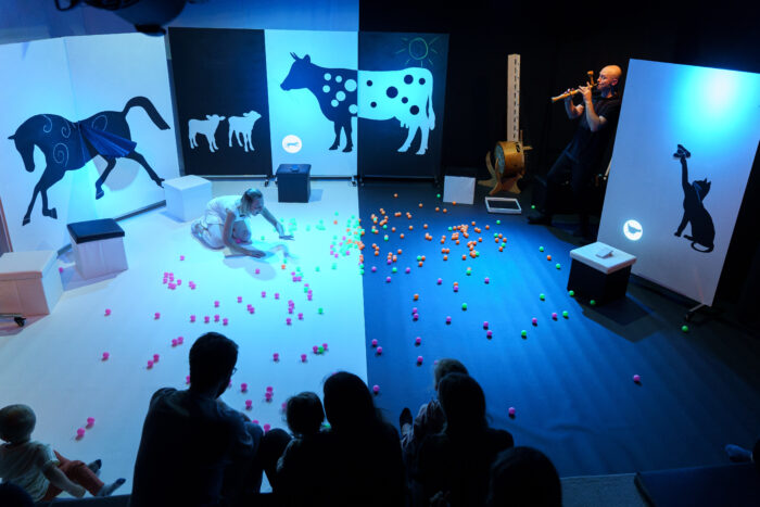 Black Cat Theatre during a show